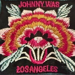 Johnny Was NWT Ruched Mesh Top Size Small